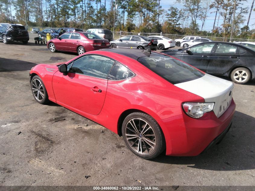 2016 SUBARU BRZ LIMITED JF1ZCAC11G9600806