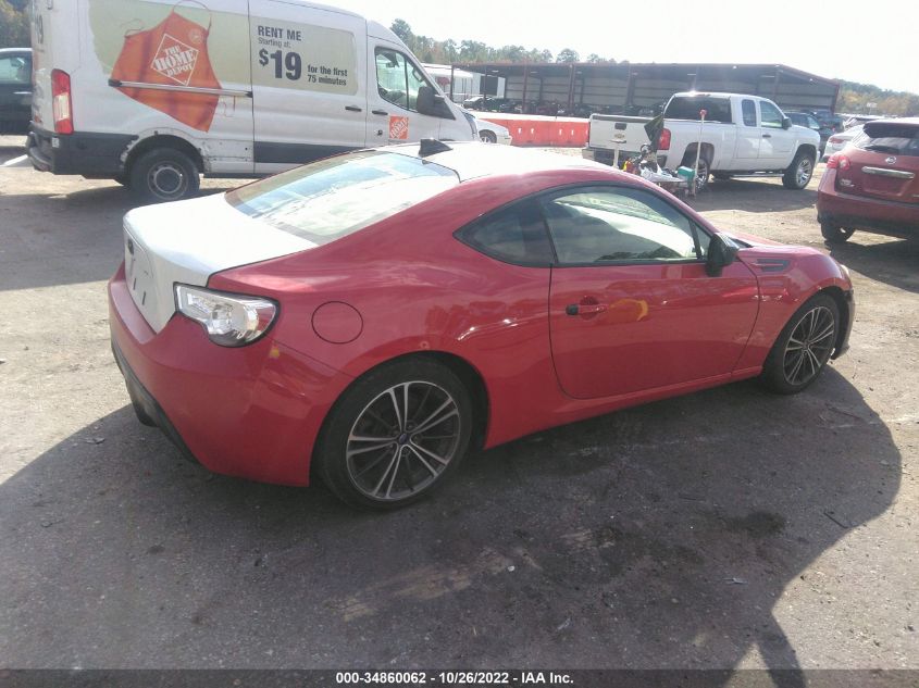 2016 SUBARU BRZ LIMITED JF1ZCAC11G9600806