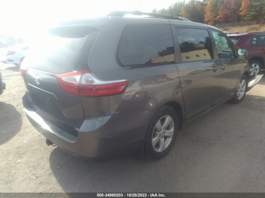 5TDKZ3DC6HS810388 2017 TOYOTA SIENNA, photo no. 4