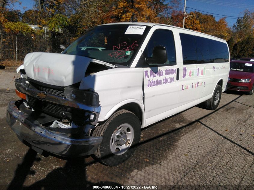 2015 CHEVROLET EXPRESS PASSENGER LT 1GAZG1FG6F1104436