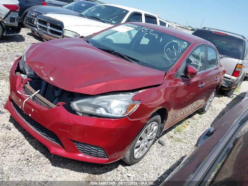 2016 NISSAN SENTRA SV - 3N1AB7AP6GY246279