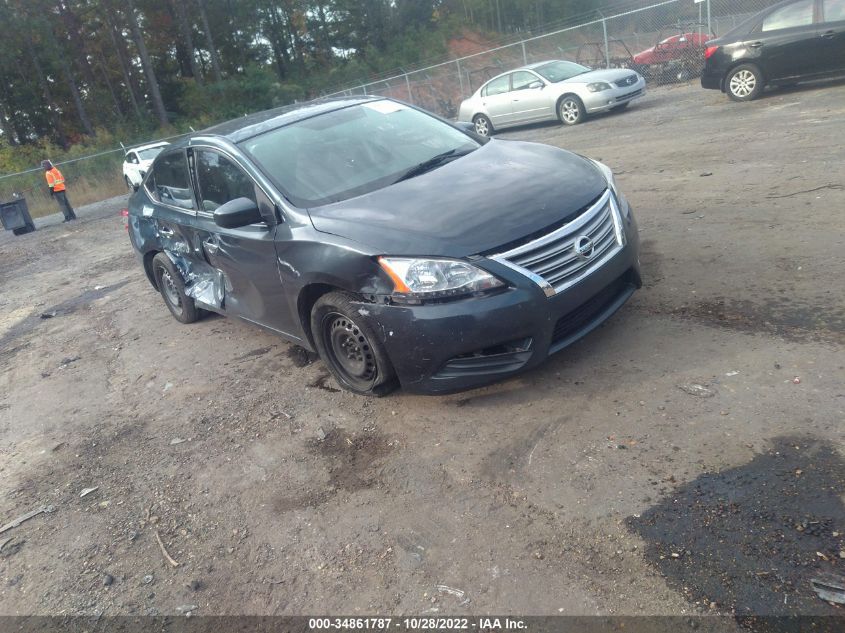 VIN 3N1AB7AP9DL727572 2013 NISSAN SENTRA no.1