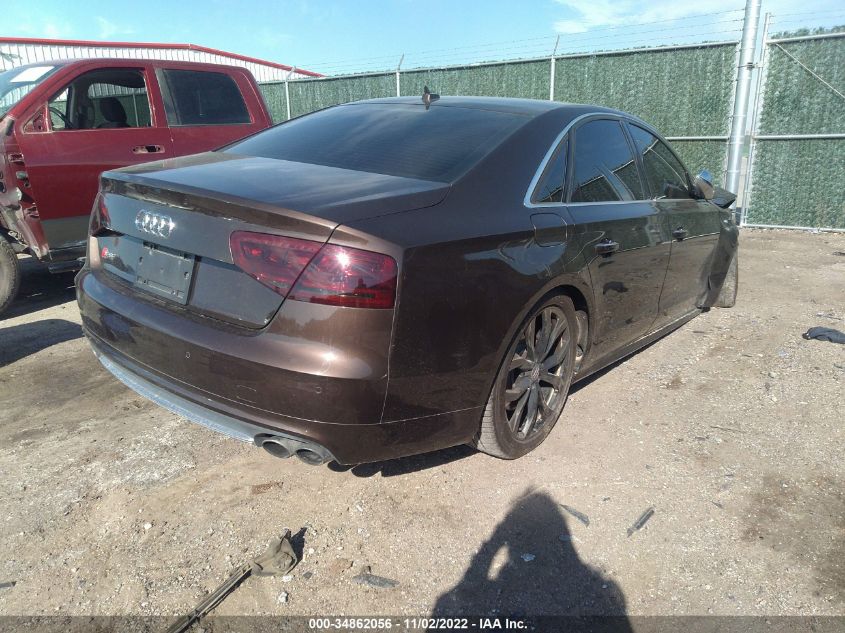 2013 AUDI S8 WAUD2AFD8DN022541