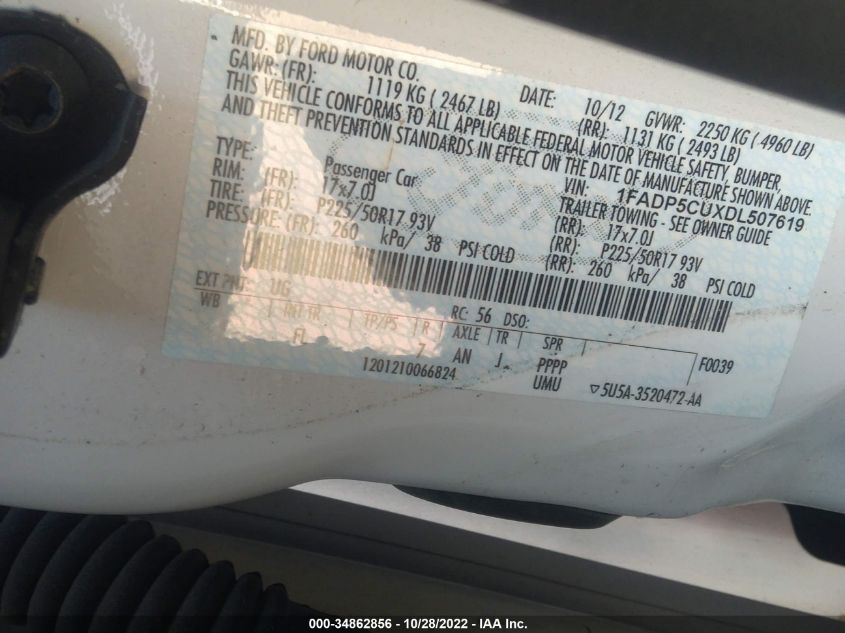 2013 FORD C-MAX ENERGI SEL 1FADP5CUXDL507619