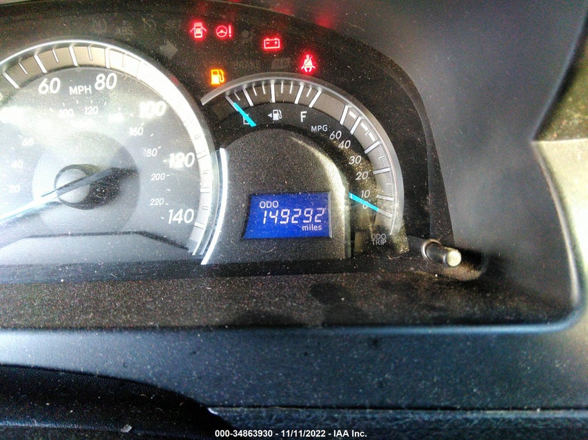 2012 TOYOTA CAMRY VIN: 4T1BF1FK1CU030607