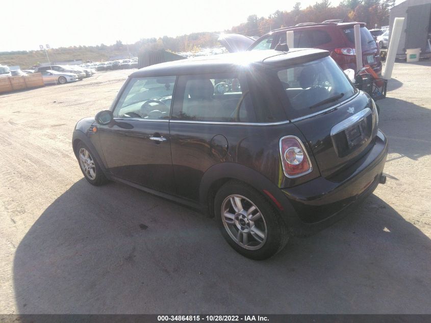 2013 MINI COOPER HARDTOP WMWSU3C55DT678105