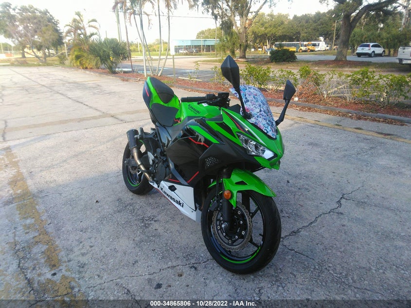 VIN JKAEXKG12NDAG4626 2022 KAWASAKI EX400