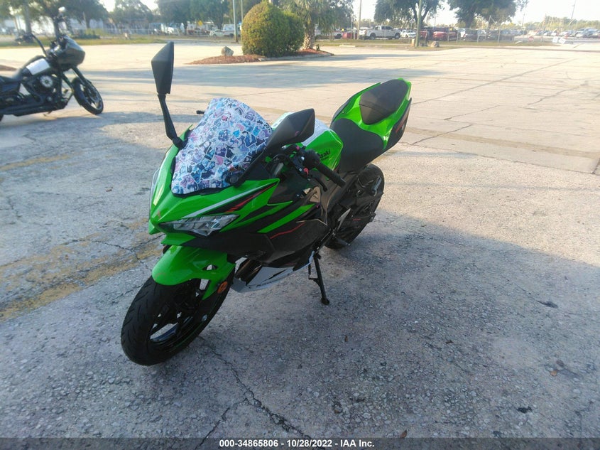 VIN JKAEXKG12NDAG4626 2022 KAWASAKI EX400