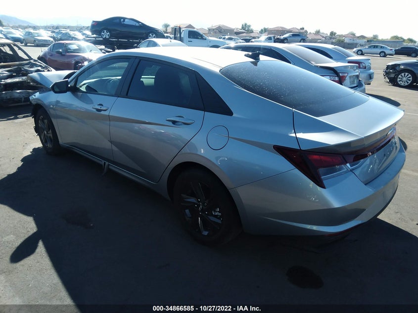 2022 HYUNDAI ELANTRA VIN: 5NPLS4AGXNH056757
