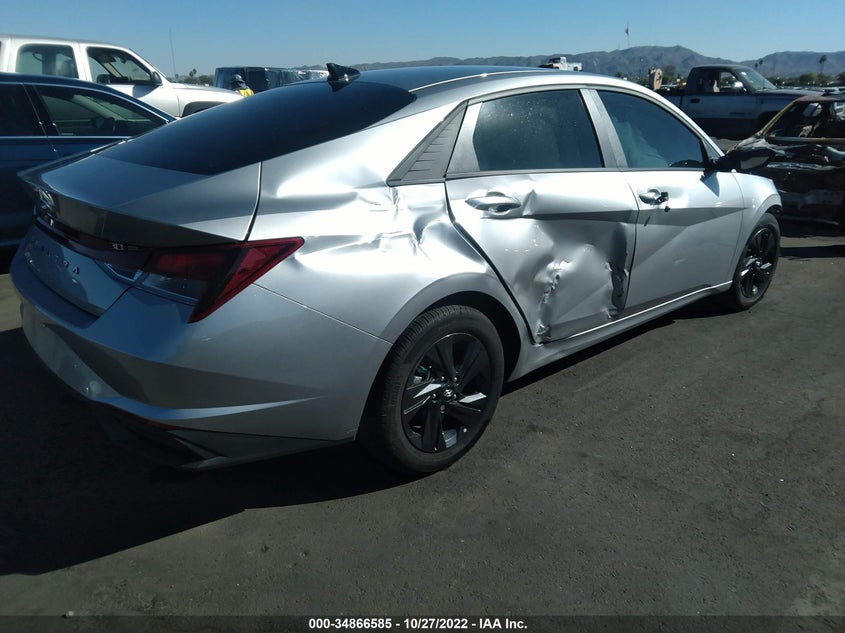 2022 HYUNDAI ELANTRA VIN: 5NPLS4AGXNH056757
