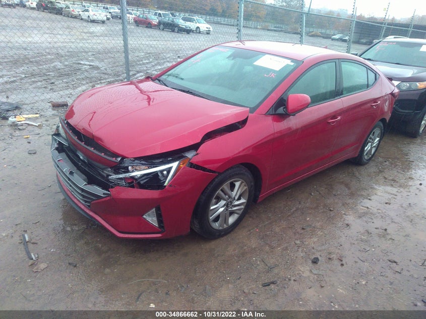 VIN KMHD84LF2KU806768 2019 HYUNDAI ELANTRA SEL