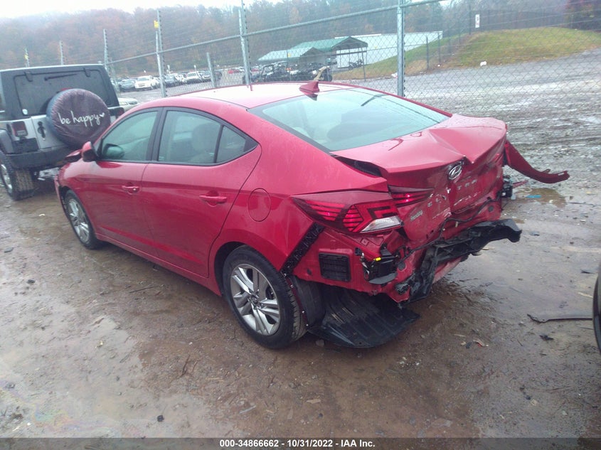 VIN KMHD84LF2KU806768 2019 HYUNDAI ELANTRA SEL