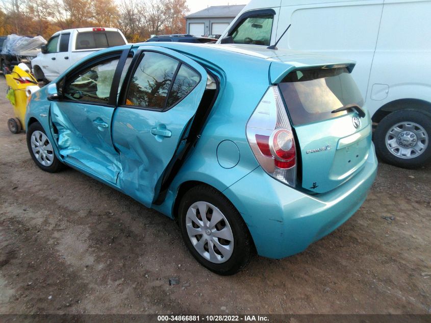 2013 TOYOTA PRIUS C ONE/TWO/THREE/FOUR JTDKDTB35D1045215