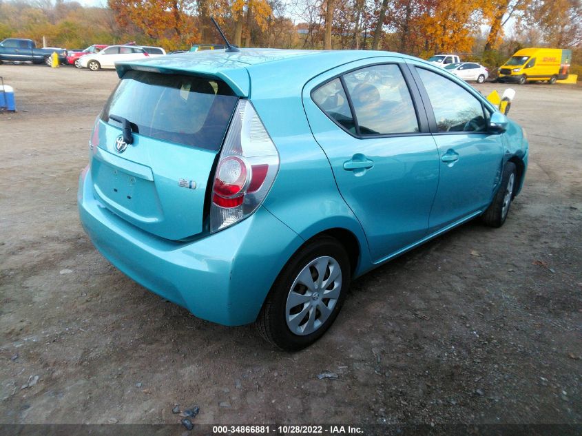 2013 TOYOTA PRIUS C ONE/TWO/THREE/FOUR JTDKDTB35D1045215