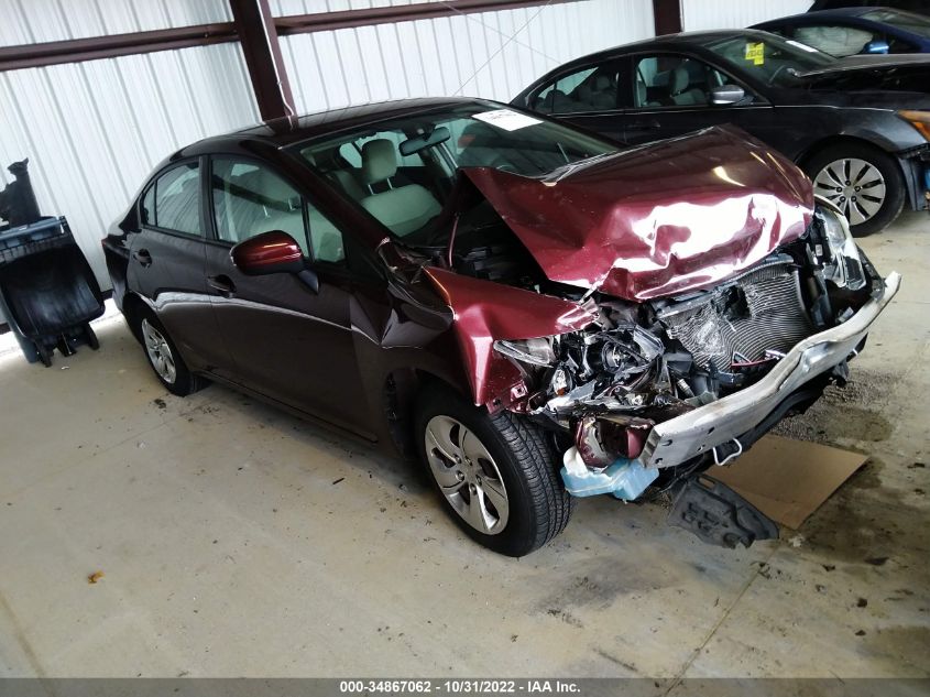 2015 HONDA CIVIC SEDAN LX - 19XFB2F59FE228663