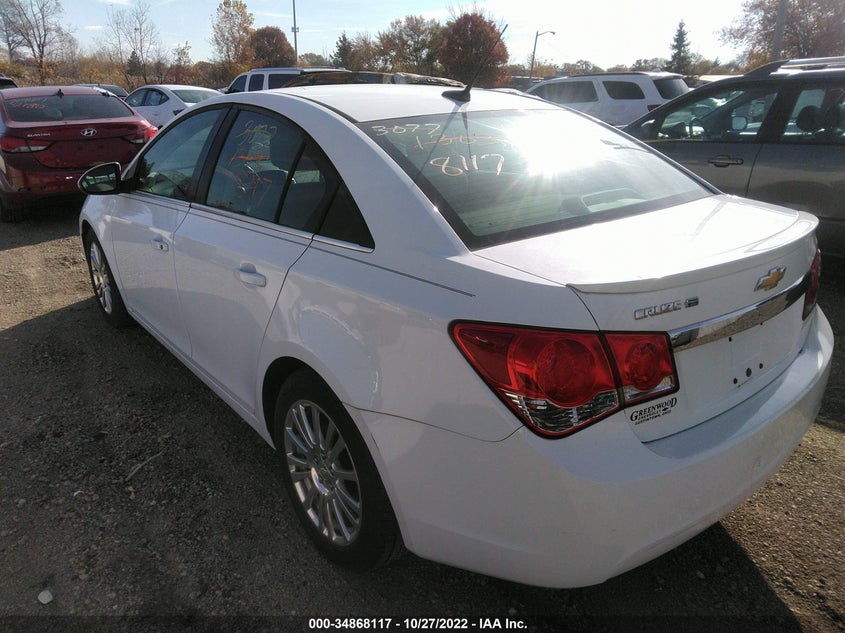 2013 CHEVROLET CRUZE VIN: 1G1PJ5SB2D7306629