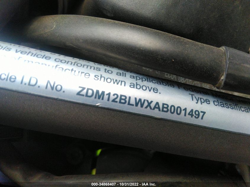2010 DUCATI MULTISTRADA 1200 / 1200S ZDM12BLWXAB001497