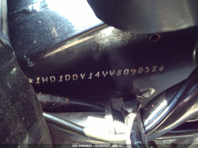 2000 HARLEY-DAVIDSON FLHT 1HD1DDV14YY609038