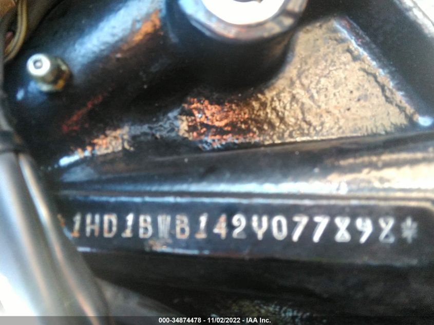 2002 HARLEY-DAVIDSON FLSTCI 1HD1BWB142Y077898