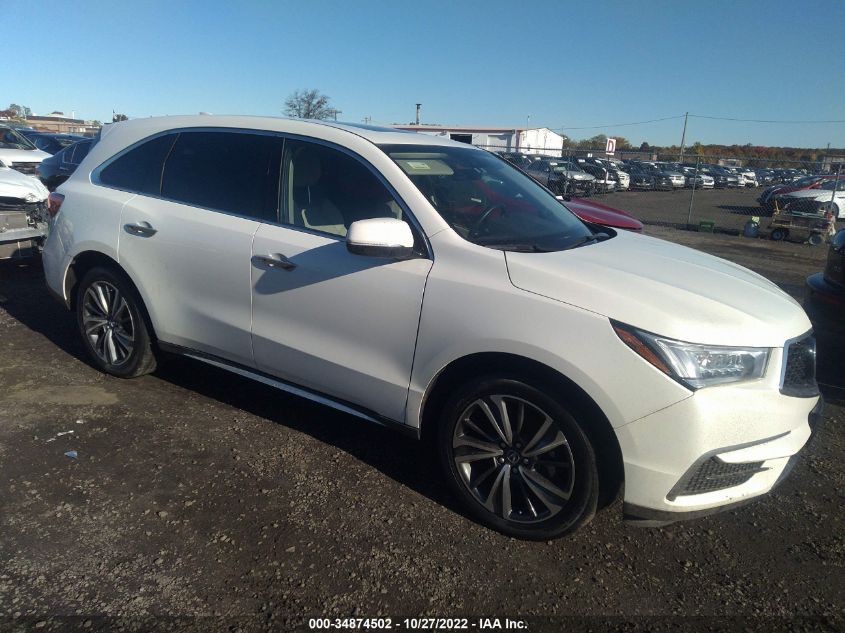 2019 ACURA MDX W/TECHNOLOGY PKG 5J8YD4H57KL017721