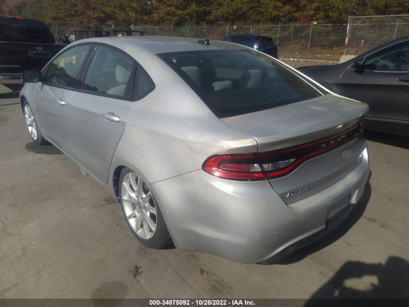 2013 DODGE DART SXT 1C3CDFBH2DD153246