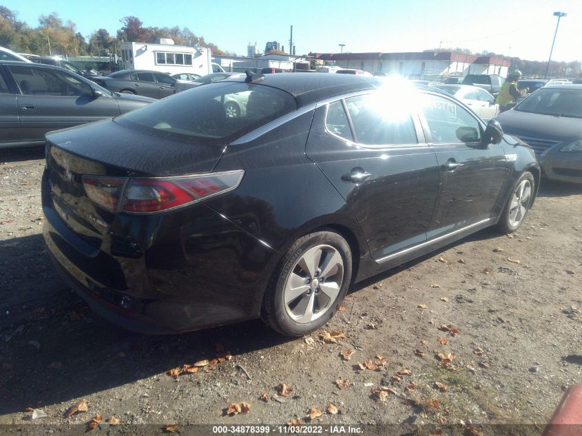 2014 KIA OPTIMA HYBRID EX KNAGN4AD9E5065512
