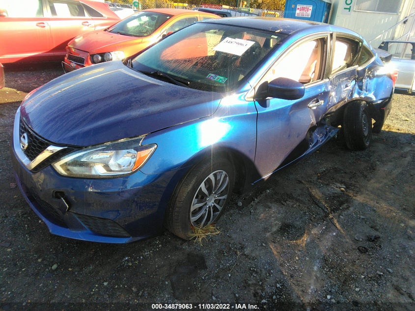 VIN 3N1AB7AP6HY408607 2017 NISSAN SENTRA SV
