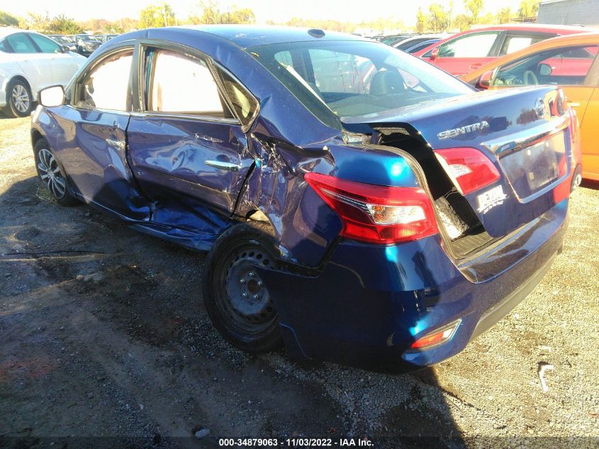 VIN 3N1AB7AP6HY408607 2017 NISSAN SENTRA SV
