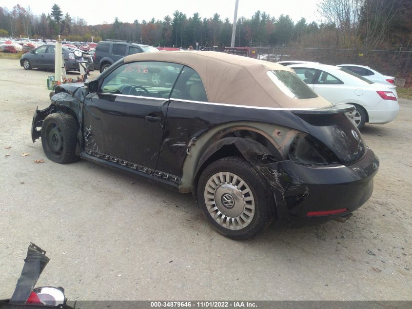 2014 VOLKSWAGEN BEETLE CONVERTIBLE 2.5L 3VW5P7AT2EM803588
