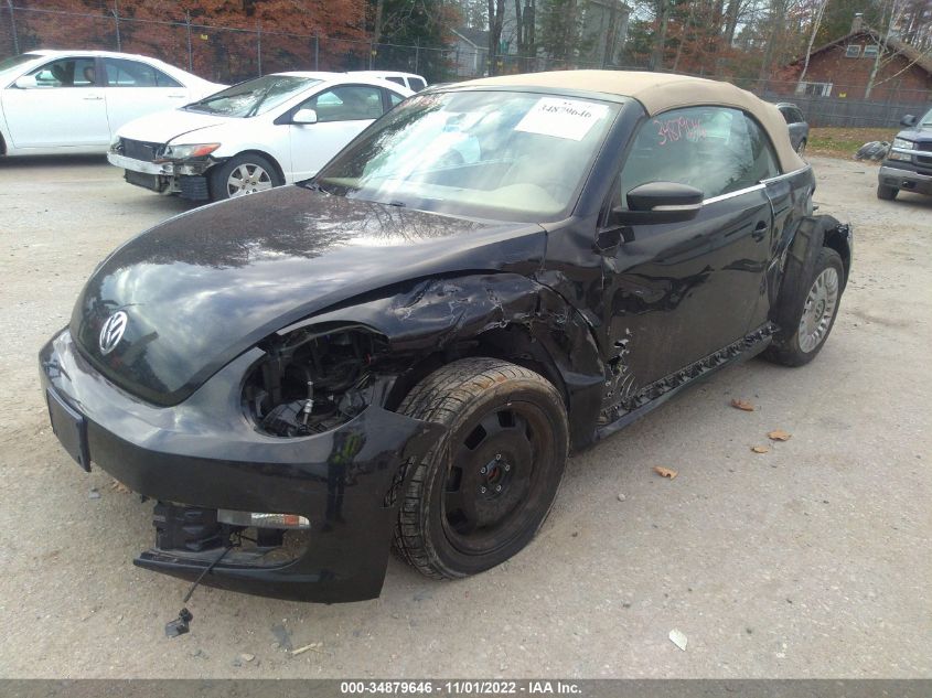 2014 VOLKSWAGEN BEETLE CONVERTIBLE 2.5L 3VW5P7AT2EM803588