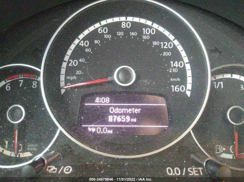 2014 VOLKSWAGEN BEETLE CONVERTIBLE 2.5L 3VW5P7AT2EM803588