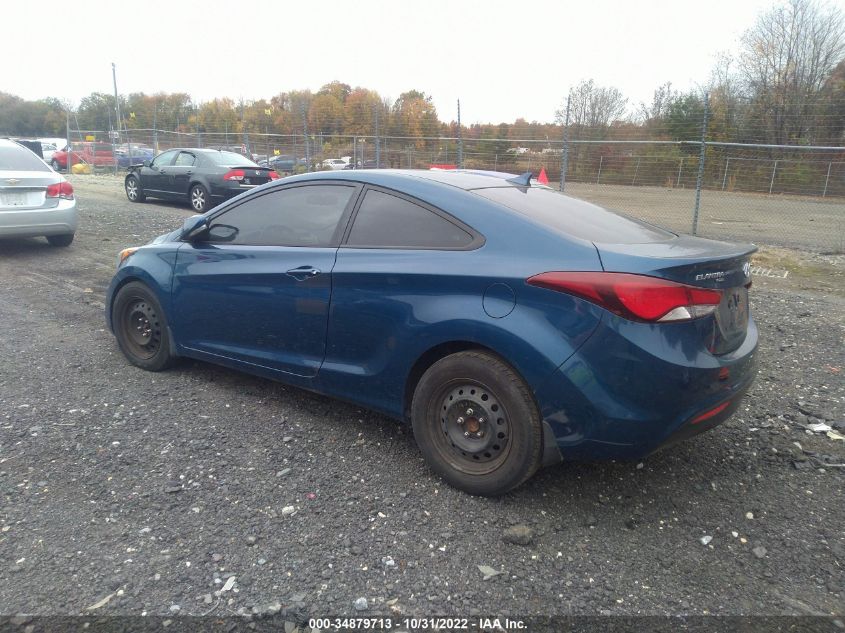 2014 HYUNDAI ELANTRA COUPE KMHDH6AH7EU028875