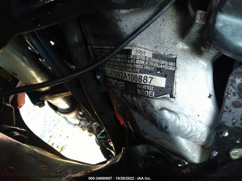 2002 HONDA GL1800 1HFSC47092A100887
