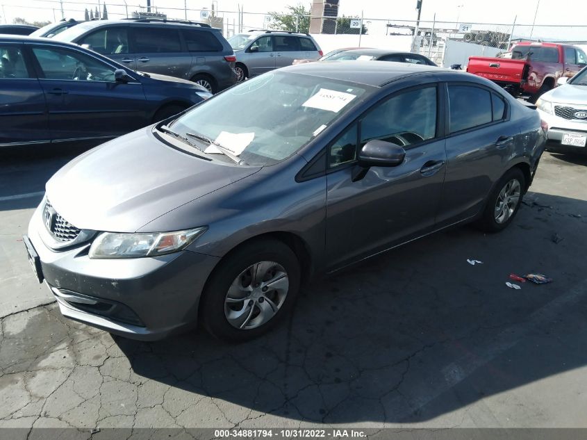 2014 HONDA CIVIC LX - 19XFB2F52EE255055