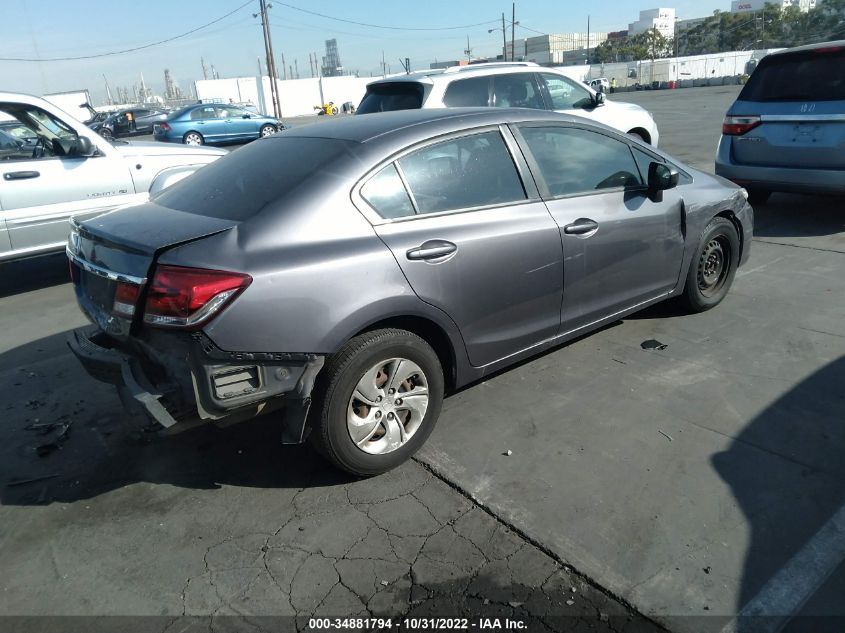 2014 HONDA CIVIC LX - 19XFB2F52EE255055