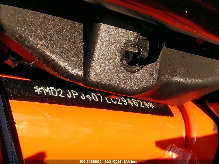 2020 KTM 390 DUKE MD2JPJ407LC294624