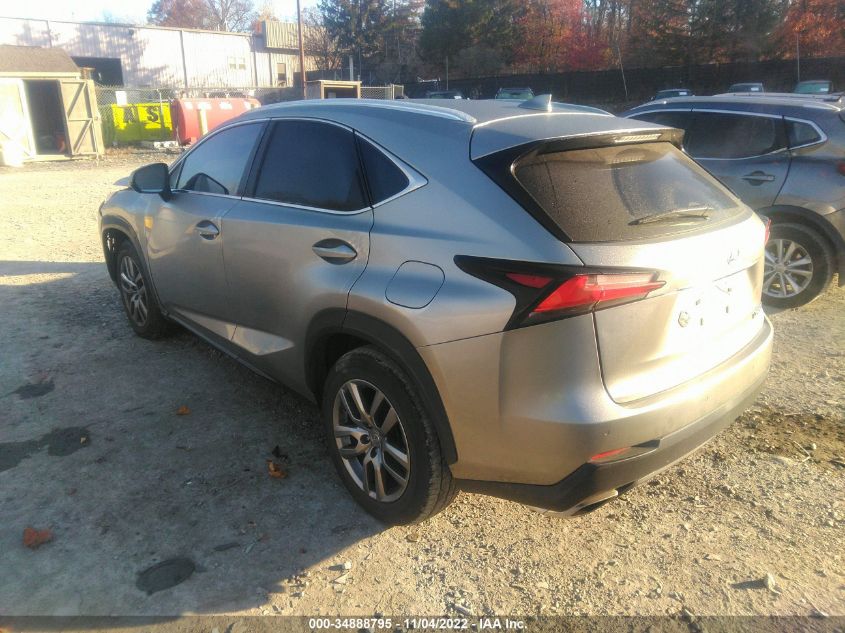 2016 LEXUS NX 200T JTJBARBZ4G2089220