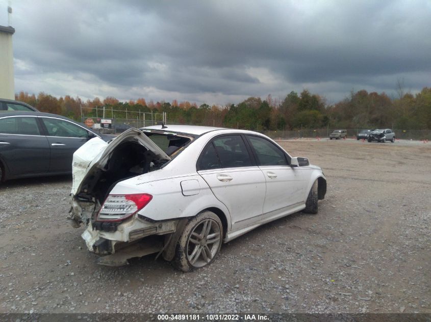2013 MERCEDES-BENZ C-CLASS C 250 WDDGF4HB6DR287765