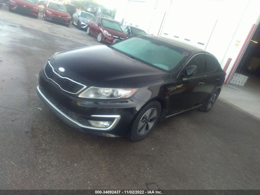 2013 KIA OPTIMA HYBRID LX KNAGM4AD2D5046642