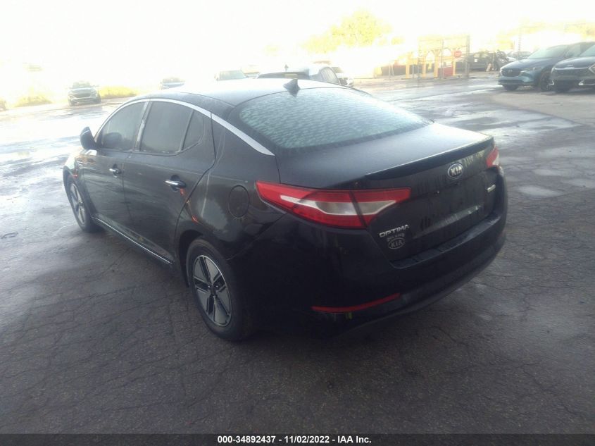 2013 KIA OPTIMA HYBRID LX KNAGM4AD2D5046642