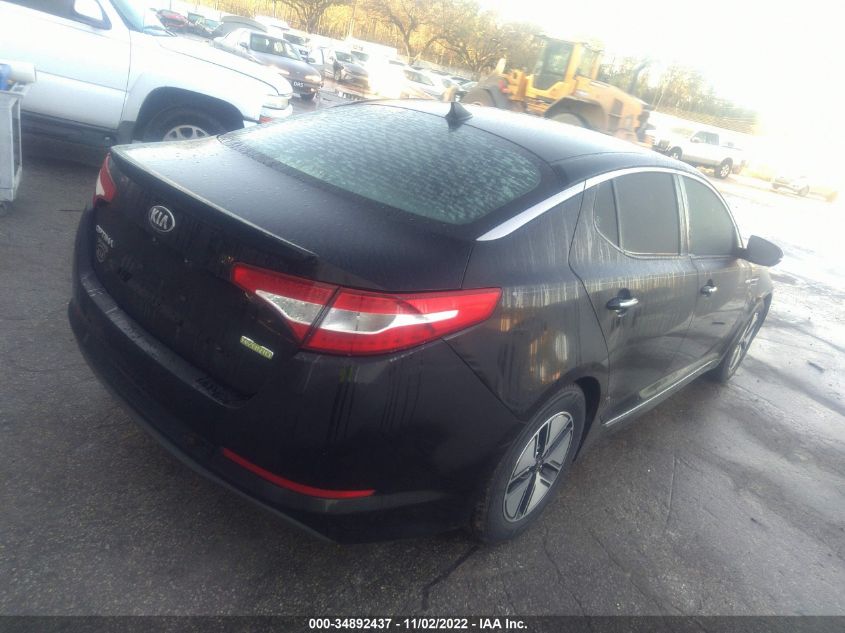 2013 KIA OPTIMA HYBRID LX KNAGM4AD2D5046642