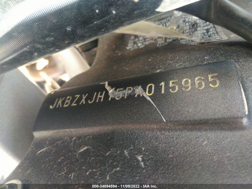 2023 KAWASAKI ZX636 K JKBZXJH15PA015965