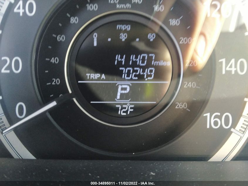 2013 HONDA ACCORD SDN EX 1HGCR2F72DA195202