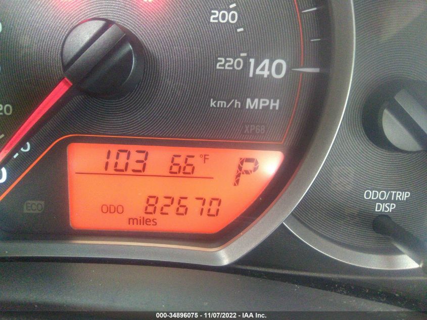 2013 TOYOTA YARIS LE JTDKTUD35DD571655