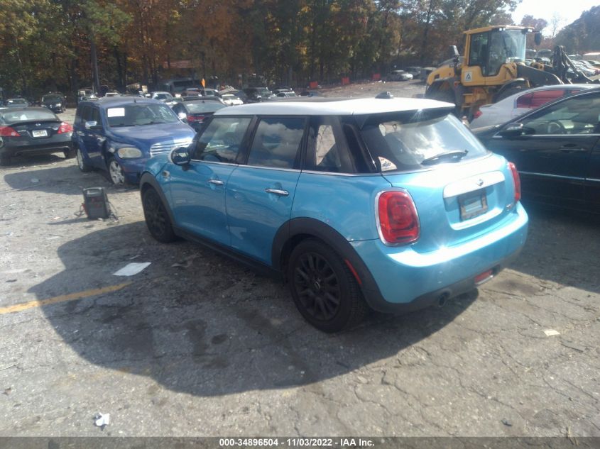 2015 MINI COOPER HARDTOP 4 DOOR WMWXS5C5XFT829692