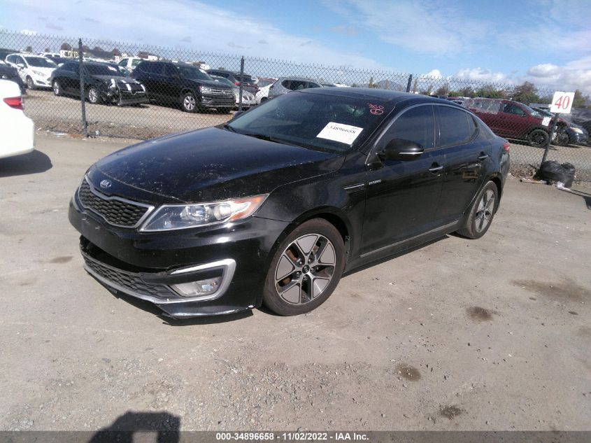 2013 KIA OPTIMA HYBRID EX KNAGM4ADXD5061261