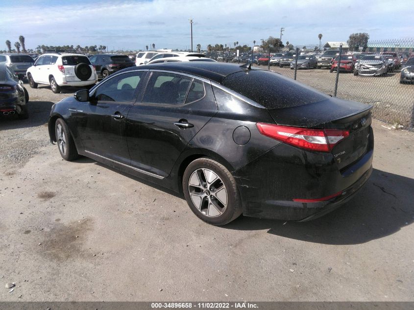 2013 KIA OPTIMA HYBRID EX KNAGM4ADXD5061261