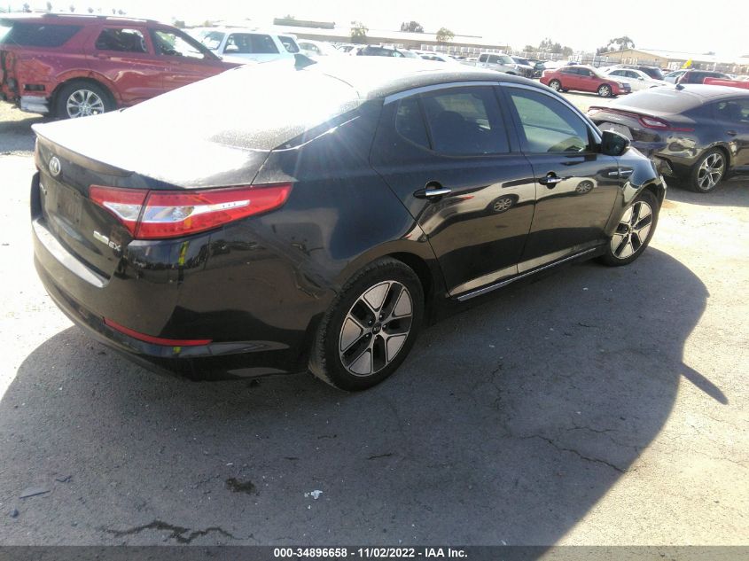 2013 KIA OPTIMA HYBRID EX KNAGM4ADXD5061261