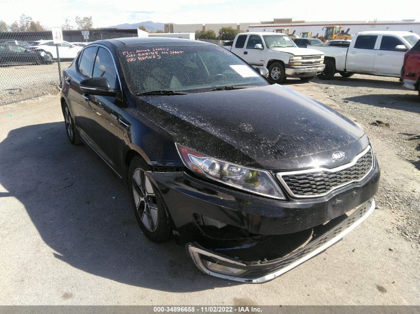 2013 KIA OPTIMA HYBRID EX KNAGM4ADXD5061261