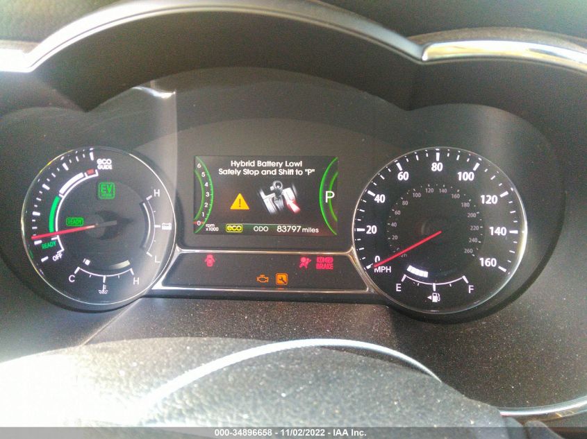 2013 KIA OPTIMA HYBRID EX KNAGM4ADXD5061261